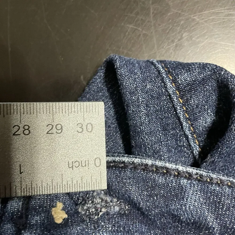 American Eagle SLIM Jeans Men’s 28x32 Medium Wash Blue Stretch Denim *ALTERED*